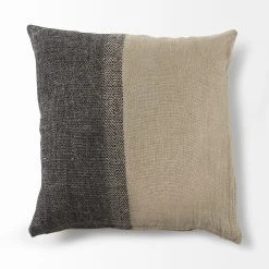 Deals ๐ Mercana Isolde 14L X 26W Beige And Dark Gray Fabric Color Blocked Decorative Pillow Cover ๐ 27 Deals ๐ Mercana Isolde 14L X 26W Beige And Dark Gray Fabric Color Blocked Decorative Pillow Cover ๐ -Mercana Shop Isolde 14L x 26W Beige and Dark Gray Fabric Color Blocked Decorative Pillow Cover 12