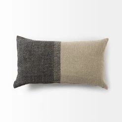 Deals ๐ Mercana Isolde 14L X 26W Beige And Dark Gray Fabric Color Blocked Decorative Pillow Cover ๐ 19 Deals ๐ Mercana Isolde 14L X 26W Beige And Dark Gray Fabric Color Blocked Decorative Pillow Cover ๐ -Mercana Shop Isolde 14L x 26W Beige and Dark Gray Fabric Color Blocked Decorative Pillow Cover 4