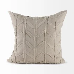 Cheapest ✨ Mercana Ivivva 14L X 26W Beige Fabric Textured Decorative Pillow Cover 😉 -Mercana Shop Ivivva 14L x 26W Beige Fabric Textured Decorative Pillow Cover 12