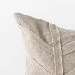 Cheapest ✨ Mercana Ivivva 14L X 26W Beige Fabric Textured Decorative Pillow Cover 😉 -Mercana Shop Ivivva 14L x 26W Beige Fabric Textured Decorative Pillow Cover 5