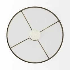 Coupon 😀 Mercana Jacinta II 21" Round Glass Top Metal And Marble Pedestal End/Side Table ✨ -Mercana Shop Jacinta II 2122 Round Glass Top Metal and Marble Pedestal End Side Table 11