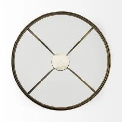 Coupon 😀 Mercana Jacinta II 21" Round Glass Top Metal And Marble Pedestal End/Side Table ✨ -Mercana Shop Jacinta II 2122 Round Glass Top Metal and Marble Pedestal End Side Table 3