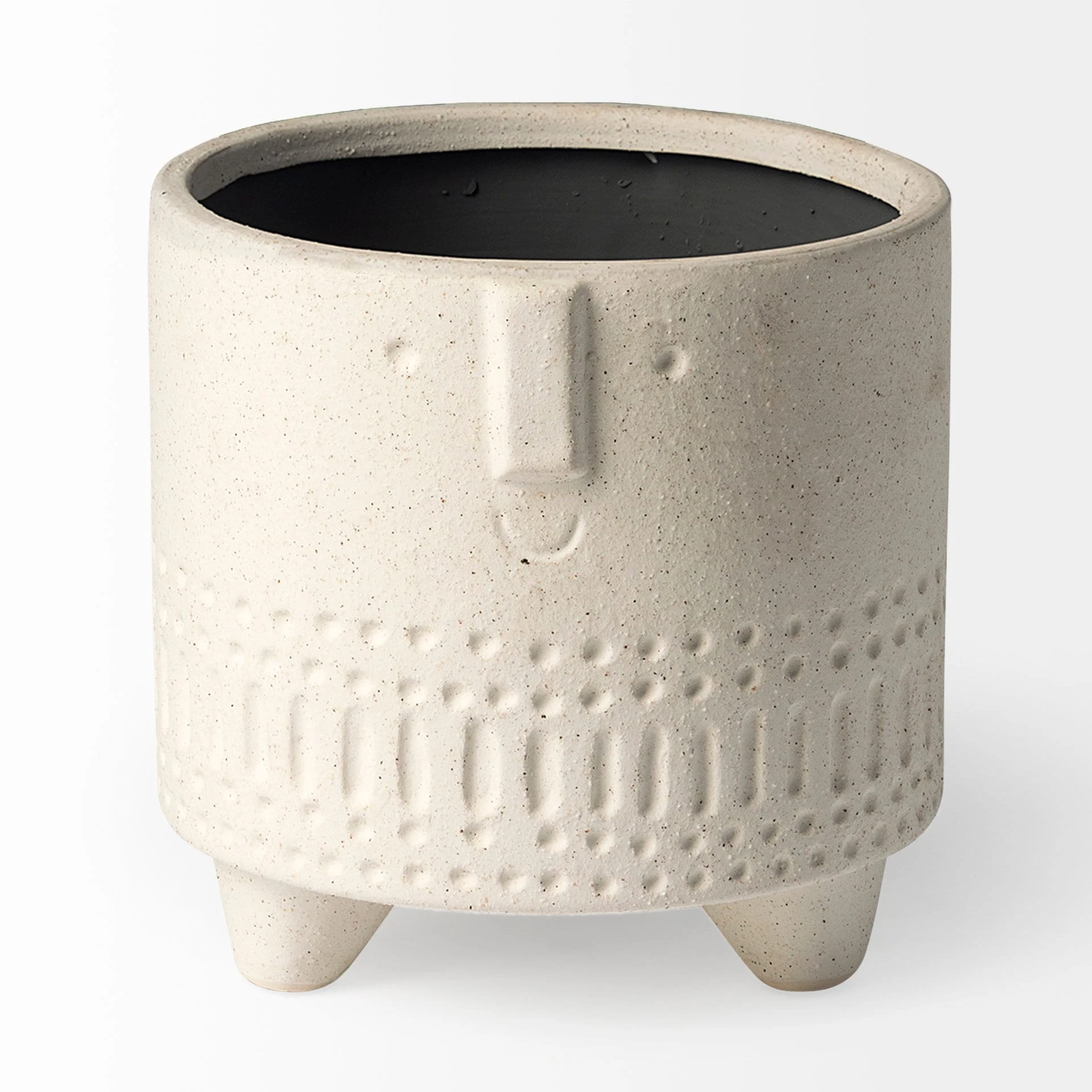 Promo ๐ Mercana Jacob I Short White Ceramic Smiling Face Vase โจ 2 Promo ๐ Mercana Jacob I Short White Ceramic Smiling Face Vase โจ - Image 2