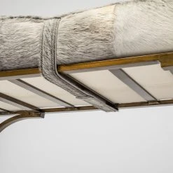 Best reviews of 🎁 Mercana Jessie 55L X 16W Brown Leather Seat W/Black Metal Base Accent Bench - 55.0L X 16.0W X 19.0H Gray 🌟 -Mercana Shop Jessie 55L x 16W Brown Leather Seat W Black Metal Base Accent Bench 11