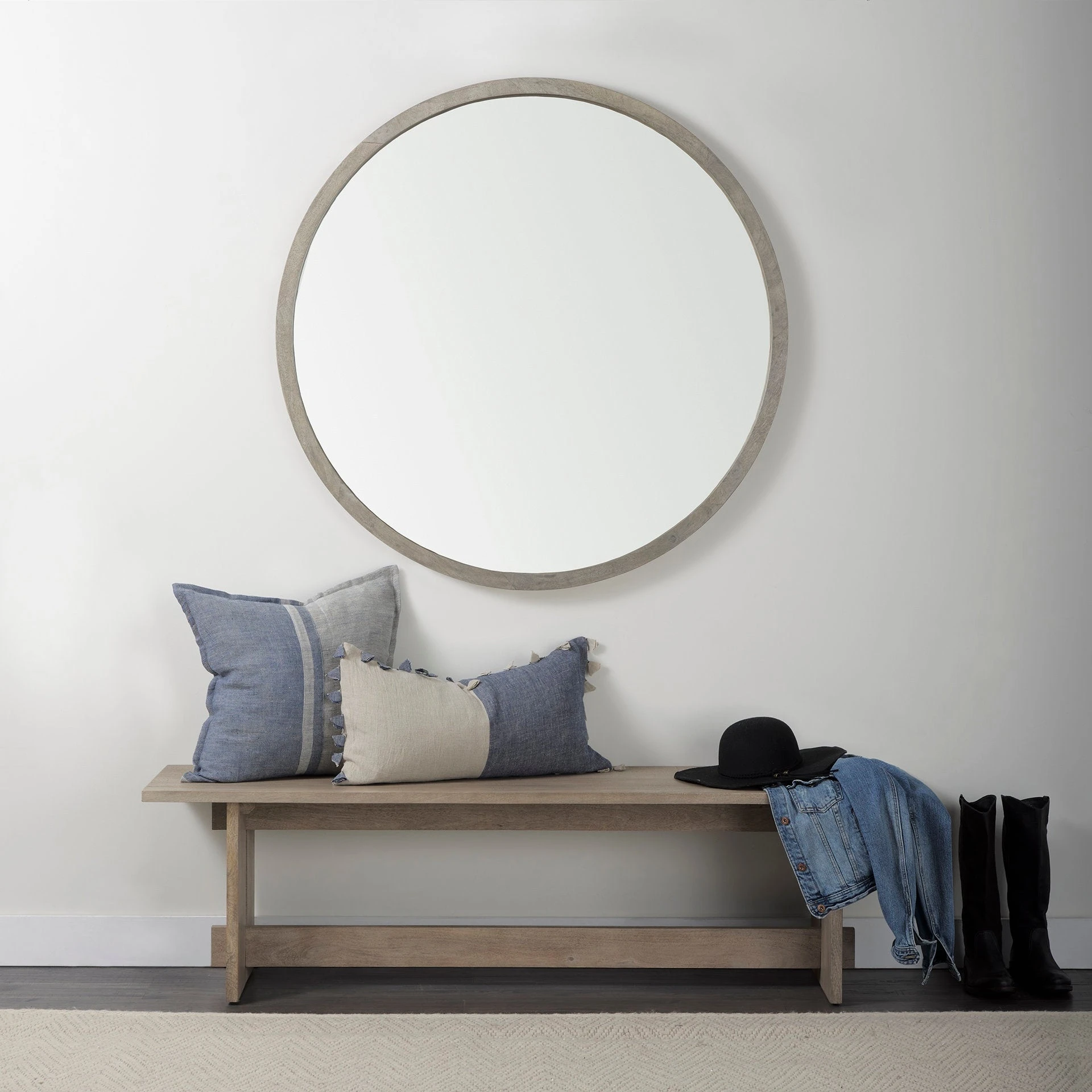 Outlet 👏 Mercana Joelle Blue And Beige Color Blocked W/Tassels Rectangle Decorative Pillow Cover ❤️ 9 Outlet 👏 Mercana Joelle Blue And Beige Color Blocked W/Tassels Rectangle Decorative Pillow Cover ❤️ - Image 9