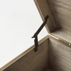 Cheapest 👍 Mercana Josh 15.9L X 11.6W X 8.3H Set Of Two Light Brown Wood W/ Metal Detail Boxes - 15.9L X 11.6W X 8.3H ✔️ -Mercana Shop Josh 15.9L x 11.6W x 8.3H Set Of Two Light Brown Wood W Metal Detail Boxes 5