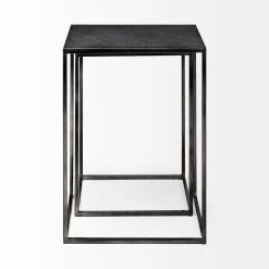 Budget 💯 Mercana Kasey (Set Of 2) 17.7L X 12.6W X 24.4H Galvanized Metal Nesting Accent Tables - 17.7L X 12.6W X 24.4H 👍 -Mercana Shop Kasey 28Set of 229 17.7L x 12.6W x 24.4H Galvanized Metal Nesting Accent Tables 3