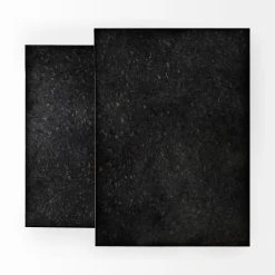 Budget 💯 Mercana Kasey (Set Of 2) 17.7L X 12.6W X 24.4H Galvanized Metal Nesting Accent Tables - 17.7L X 12.6W X 24.4H 👍 -Mercana Shop Kasey 28Set of 229 17.7L x 12.6W x 24.4H Galvanized Metal Nesting Accent Tables 6