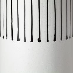 Promo ⌛ Mercana Kira I Small White Pinstripe Ceramic Vase 🌟 -Mercana Shop Kira I Small White Pinstripe Ceramic Vase 10