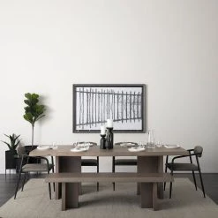 Coupon 🧨 Mercana Langston Brown Faux-Leather Seat Black Iron Frame Dining Chair - 21.0L X 22.5W X 31.0H 💯 -Mercana Shop Langston Brown Faux Leather Seat Black Iron Frame Dining Chair 10