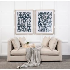 Cheapest 🌟 Mercana Leona (Set Of 2) Natural Wicker Woven Mirrored Base Nesting Trays - 19.3L X 18.9W X 5.7H 😉 -Mercana Shop Leona 28Set of 229 Natural Wicker Woven Mirrored Base Nesting Trays 7