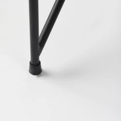 Buy 🎁 Mercana Leonidas Black Faux Leather W/Black Metal Frame Accent Chair Brown 🎁 -Mercana Shop Leonidas 28.7L x 29.9W x 24.0H Black Faux Leather Seat W Black Metal Frame Accent Chair 9