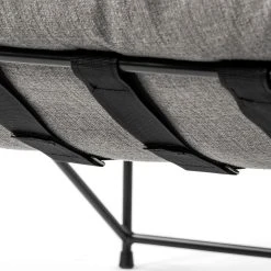 Promo 😍 Mercana Leonidas Grey Fabric Wrap W/Black Metal Frame Accent Chair - 28.5" W X 29.5" D X 34.0" H ⌛ -Mercana Shop Leonidas Grey Fabric Wrap Black Metal Frame Accent Chair 10