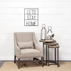 Best reviews of ⌛ Mercana Let's Stay Home Black Metal Sign 🌟 -Mercana Shop Let27s Stay Home Sign 4