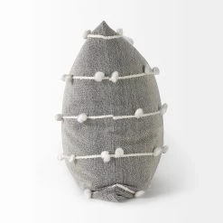 Brand new ⌛ Mercana Linda 13 X 21 Navy And Cream With White Detail Decorative Pillow Cover 🎉 -Mercana Shop Linda 13 x 21 Navy And Cream With White Detail Decorative Pillow Cover 7