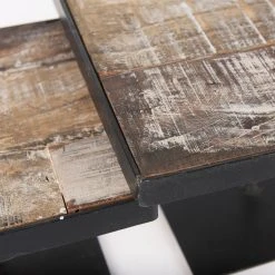 Outlet 🤩 Mercana Lorenz Light Brown Wood W/Black Metal Base Round Decorative Display Stands (Set Of 3) ✨ -Mercana Shop Lorenz Light Brown Wood w Black Metal Base Round Decorative Display Stands 28Set of 329 11