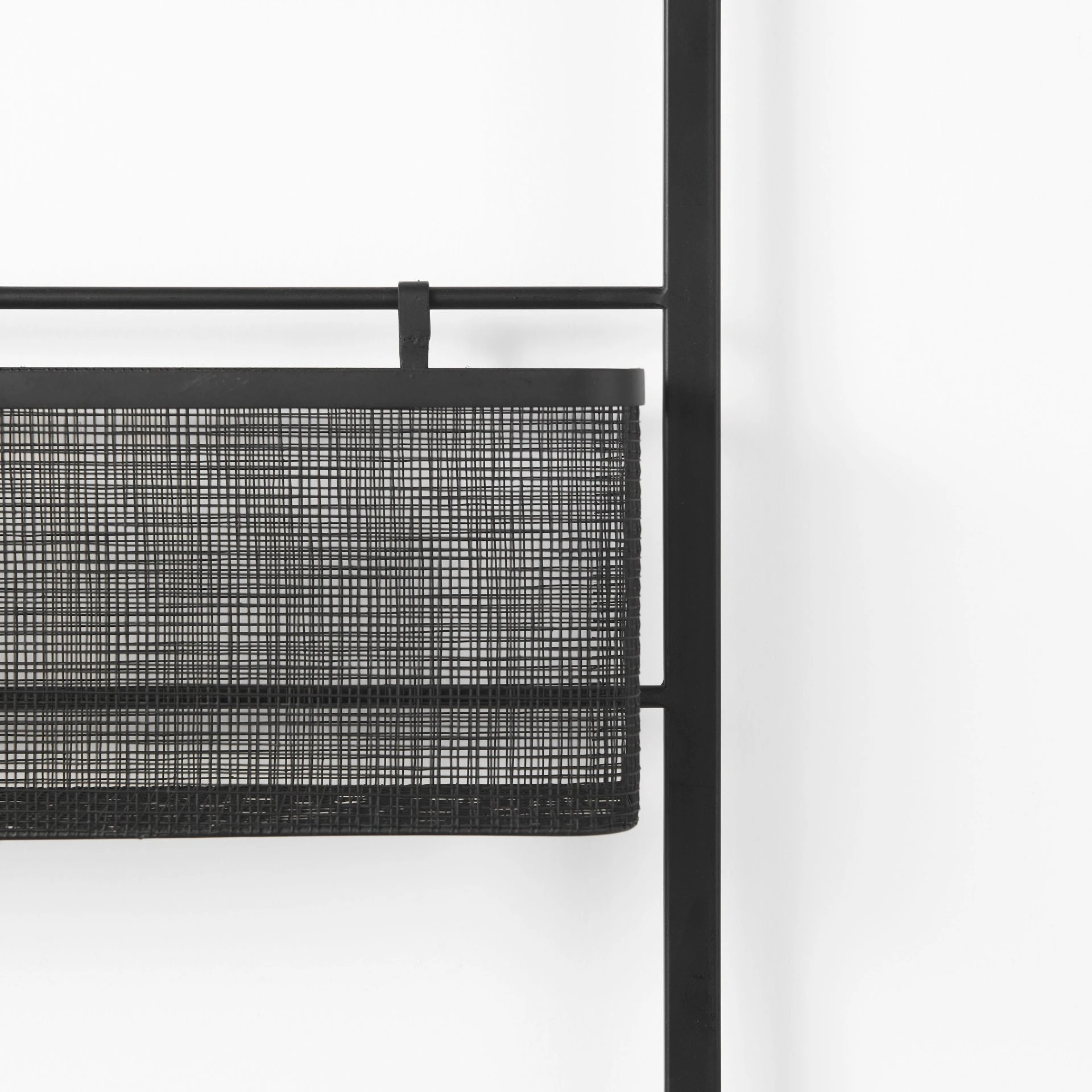 Cheap ๐ Mercana Macrinus Black Metal W/ Mesh Baskets Wall Mounted Shelf - 23.4"W X 5.5"D X 38.6"H ๐ฏ 5 Cheap ๐ Mercana Macrinus Black Metal W/ Mesh Baskets Wall Mounted Shelf - 23.4"W X 5.5"D X 38.6"H ๐ฏ - Image 5