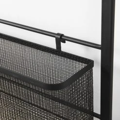 Cheap ๐ Mercana Macrinus Black Metal W/ Mesh Baskets Wall Mounted Shelf - 23.4"W X 5.5"D X 38.6"H ๐ฏ 13 Cheap ๐ Mercana Macrinus Black Metal W/ Mesh Baskets Wall Mounted Shelf - 23.4"W X 5.5"D X 38.6"H ๐ฏ -Mercana Shop Macrinus 23.4L x 5.5W x 38.6H Black Metal W Mesh Wall Mounted Shelf 6