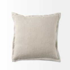 Best Pirce 🔔 Mercana Mae 14L X 26W Beige Fabric Decorative Pillow Cover 🧨 -Mercana Shop Mae 14L x 26W Beige Fabric Decorative Pillow Cover 12