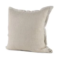 Best Pirce 🔔 Mercana Mae 14L X 26W Beige Fabric Decorative Pillow Cover 🧨 -Mercana Shop Mae 14L x 26W Beige Fabric Decorative Pillow Cover 8
