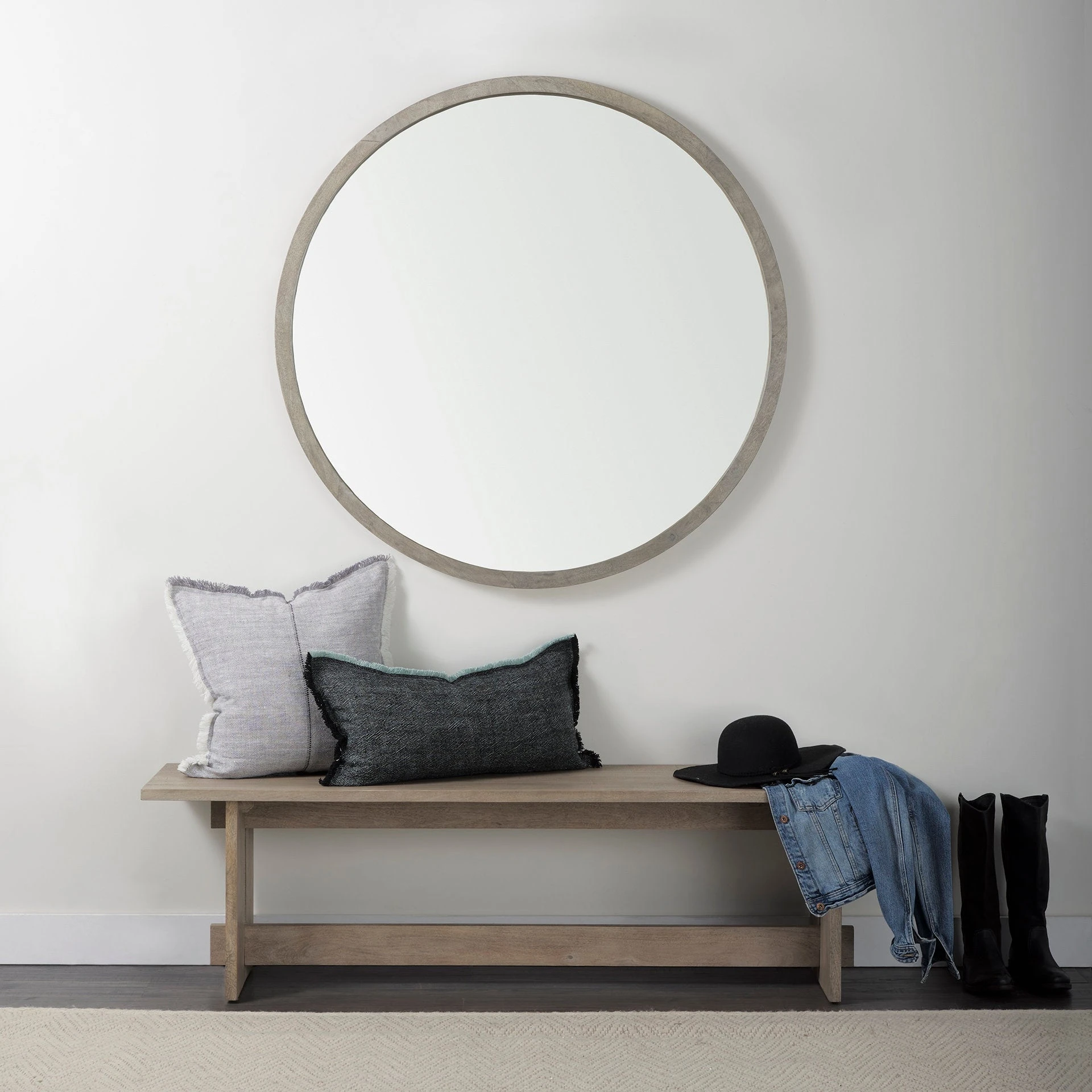 Hot Sale โ Mercana Malia Dark Gray Fabric W/ Teal Fringed Edges Pillow Cover ๐งจ 9 Hot Sale โ Mercana Malia Dark Gray Fabric W/ Teal Fringed Edges Pillow Cover ๐งจ - Image 9