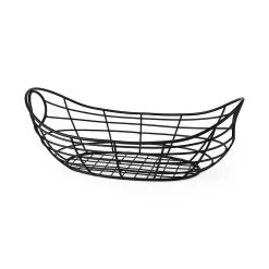 Top 10 ๐ Mercana Mateo Black Metal Basket - 22"W X 12"D X 7.9"H ๐