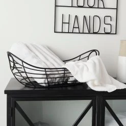 Top 10 ๐ Mercana Mateo Black Metal Basket - 22"W X 12"D X 7.9"H ๐ 15 Top 10 ๐ Mercana Mateo Black Metal Basket - 22"W X 12"D X 7.9"H ๐ -Mercana Shop Mateo 22.0L x 12.0W x 7.9H Black Metal Basket 7