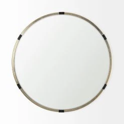 Cheapest 🌟 Mercana Melissa 23" Small Round Gold Metal Wall Mirror 🌟 -Mercana Shop Melissa 2322 Small Round Gold Metal Wall Mirror 6