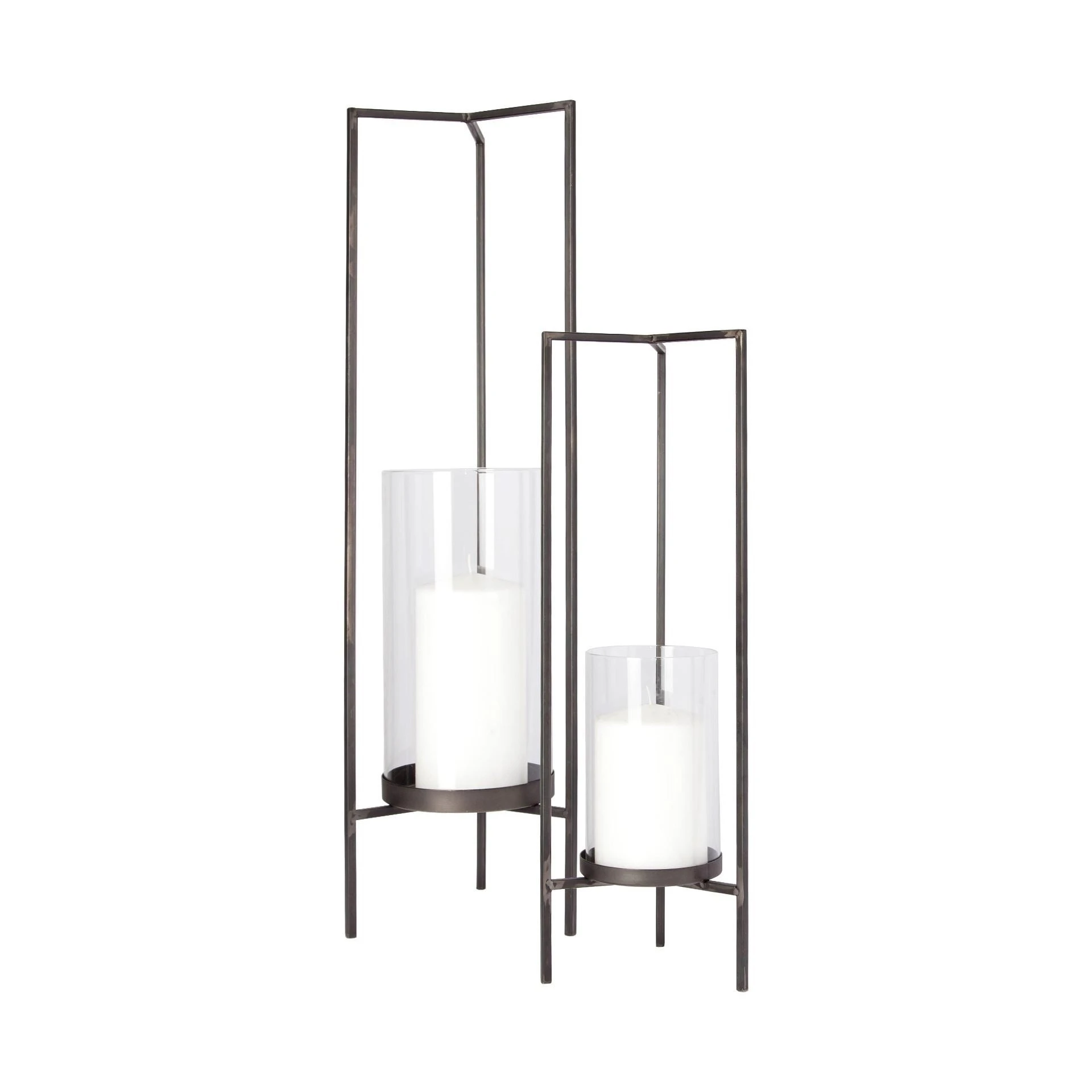 Top 10 ⭐ Mercana Abigail I Large Gunmetal Gray Metal Table Candle Holder - 8"W X 8"D X 30"H 👍 2 Top 10 ⭐ Mercana Abigail I Large Gunmetal Gray Metal Table Candle Holder - 8"W X 8"D X 30"H 👍 - Image 2