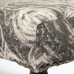 Coupon ⌛ Mercana Alhambra Gray Upholstered Seat W/ Black Solid Wood Legs Accent Bench - 55"W X 14"D X 18"H 😍 -Mercana Shop Mercana Alhambra 55 x 18 Upholstered Gray Seat Dark Wood Legs Accent Bench 5