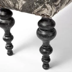 Coupon ⌛ Mercana Alhambra Gray Upholstered Seat W/ Black Solid Wood Legs Accent Bench - 55"W X 14"D X 18"H 😍 -Mercana Shop Mercana Alhambra 55 x 18 Upholstered Gray Seat Dark Wood Legs Accent Bench 7