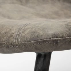 Cheapest ⭐ Mercana Barrow II Brown Faux-Leather Seat W/Black Metal Frame Dining Chair - 20"W X 24"D X 34"H 🎉 -Mercana Shop Mercana Barrow II 28Set of 229 Dining Chair 4