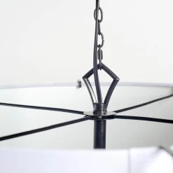 Coupon ⭐ Mercana Brasseur I Charcoal Black Metal Fish Scale Three Bulb Chandelier - 26"W X 26"D X 15"H 👏 -Mercana Shop Mercana Brasseur I Black Metal Ceiling Fixture b93e18c0 4731 46c7 957e ab50663637f1 1000