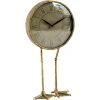 Deals 😍 Mercana Chadwick Antiqued Brass Duck Leg Table Clock - 7.9L X 3.9W X 15.1H 🔔