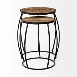 Top 10 🌟 Mercana Clapp IV (Set Of 2) Wooden Nesting Accent Table 😍