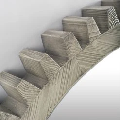 Best deal 🔥 Mercana Cog Mirror 44" Round Gray Wood Frame Mirror - A ⌛ -Mercana Shop Mercana Cog Mirror IV Mirror c690a769 1d61 40b9 9a44 76f3cc66619f