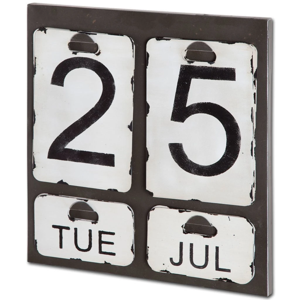 Best Pirce ๐ Mercana Dario White Metal Distressed Hanging Day Calendar - Small ๐ฏ 1 Best Pirce ๐ Mercana Dario White Metal Distressed Hanging Day Calendar - Small ๐ฏ