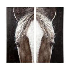 Mercana-shop -Mercana Shop Mercana Equus Set of 2 Oil Painting f0305c13 abb1 48ba 855f 7d941bbc1bd9