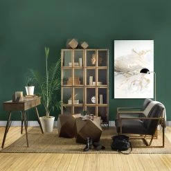 Buy 😉 Mercana Exagoni 23.5" X 21" Black Iron Plated Nail Head Detail Hexagonal End/Side Table 😉 -Mercana Shop Mercana Exagoni IV Ottoman 2