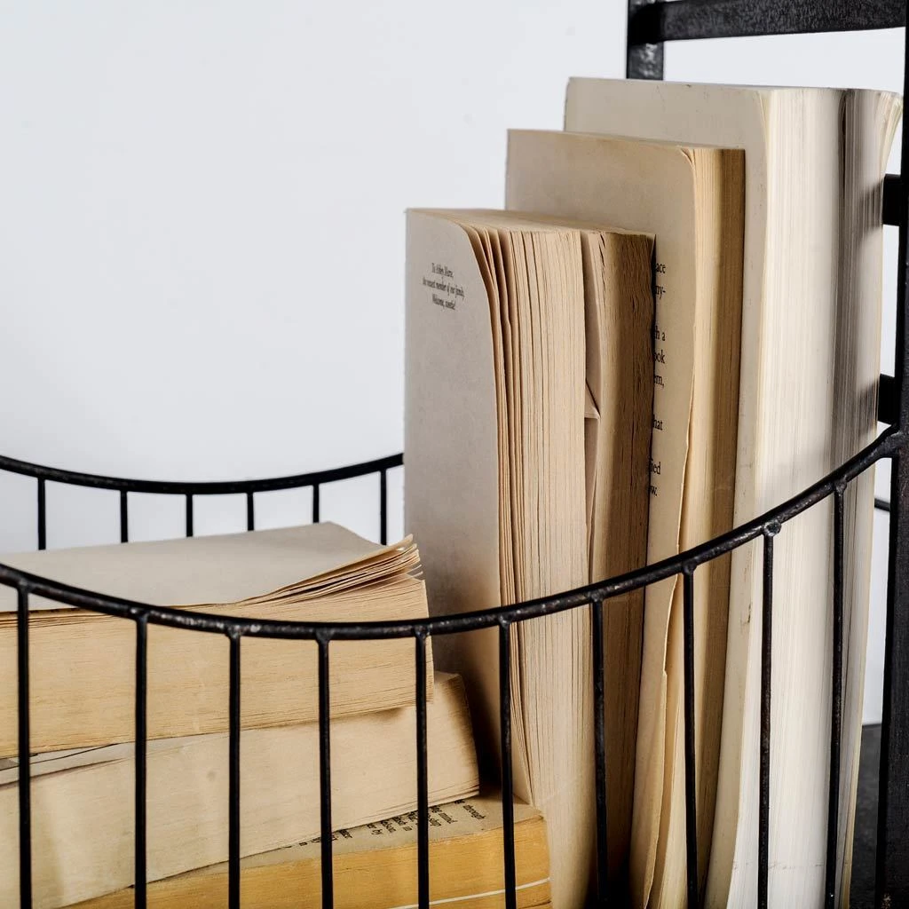 Best Sale 👏 Mercana Fran Black Metal Bridge Shelf - Small 🤩 4 Best Sale 👏 Mercana Fran Black Metal Bridge Shelf - Small 🤩 - Image 4