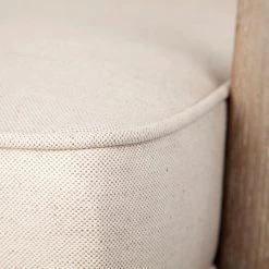 New 🔥 Mercana Harman II Off-White Fabric Seat W/ Ash Wood Frame Accent Chair - 24" W X 30" D X 31"H 🧨 -Mercana Shop Mercana Harman II Chair 5