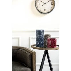 Cheap ⭐ Mercana Hereward 16" Round Large Modern Wall Clock - 4.0L X 15.7W X 15.7H ✔️ -Mercana Shop Mercana Hereward Blue Clock e6c06ebf cb4f 4f9e b2a4 ed9f5b25ecf6 1000