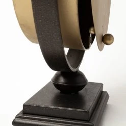 Deals ✨ Mercana Houston Gold Metal Half Moon Base Table Clock - 4.0L X 12.0W X 13.0H 🛒 -Mercana Shop Mercana Houston Gold Metal Half Moon Base Table Clock 7