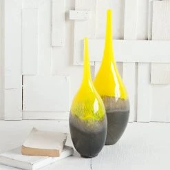 Cheap โ๏ธ Mercana Jasse Yellow & Gray Ombre Glass Vase ๐ 19 Cheap โ๏ธ Mercana Jasse Yellow & Gray Ombre Glass Vase ๐ -Mercana Shop Mercana Jasse Small Yellow Glass Vase 472cdfd8 bff9 4a63 9aa1 ccb5c3f61a12 1000