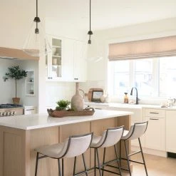 Cheap 🎁 Mercana Kavalan 36" Cream Upholstered Seat Black Metal Base Stool 🧨 -Mercana Shop Mercana Kavalan 3622 Cream Upholstered Seat Black Metal Base Stool 11