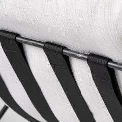 Promo 🎉 Mercana Leonidas Cream Upholstered Padded Seat And Black Metal Frame Accent Chair - 28.5W X 29.5D X 34.0H 👏 -Mercana Shop Mercana Leonidas Chair 10