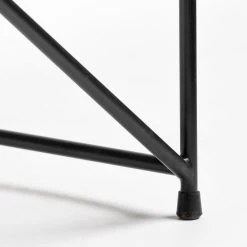 Promo 🎉 Mercana Leonidas Cream Upholstered Padded Seat And Black Metal Frame Accent Chair - 28.5W X 29.5D X 34.0H 👏 -Mercana Shop Mercana Leonidas Chair 9