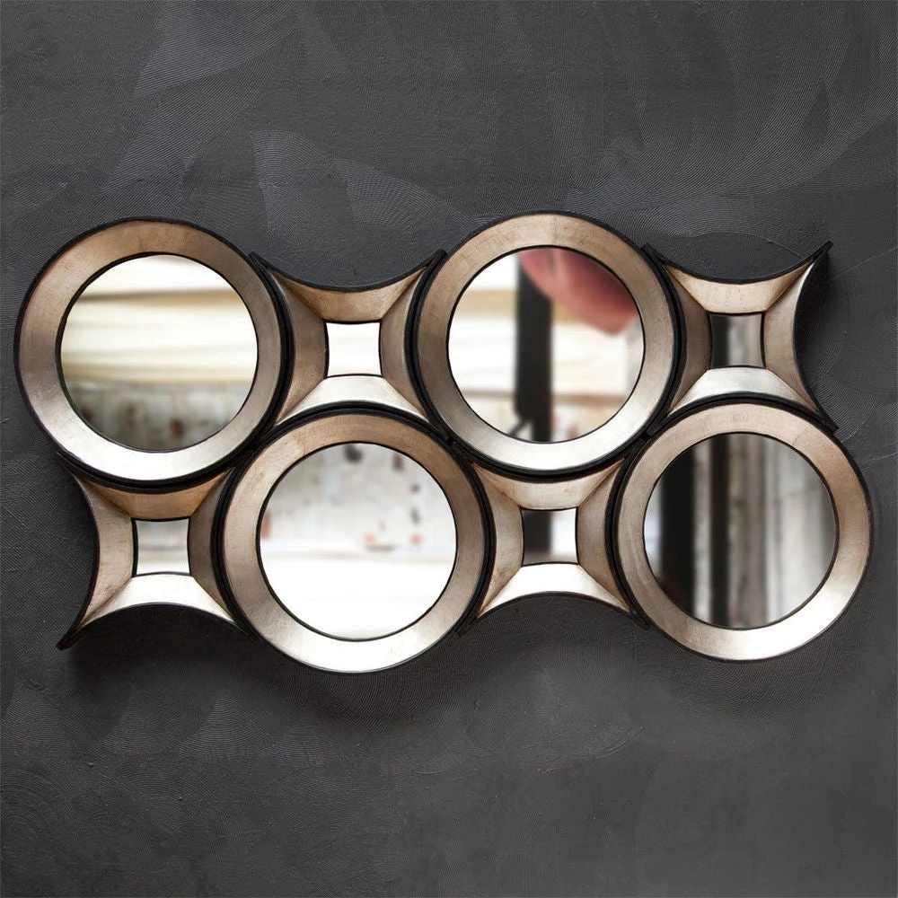 New โ Mercana Ovallas 17L X 17H Star Champagne Wood Frame Mirror - Black - A ๐คฉ 4 New โ Mercana Ovallas 17L X 17H Star Champagne Wood Frame Mirror - Black - A ๐คฉ - Image 4