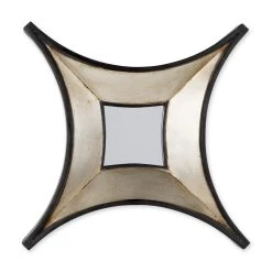 New โ Mercana Ovallas 17L X 17H Star Champagne Wood Frame Mirror - Black - A ๐คฉ 9 New โ Mercana Ovallas 17L X 17H Star Champagne Wood Frame Mirror - Black - A ๐คฉ -Mercana Shop Mercana Ovallas II Silver Mirror