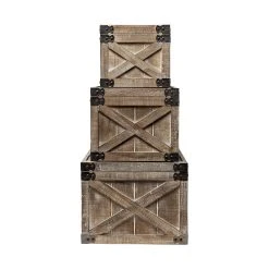 Hot Sale ✨ Mercana Port Moody Set Of Three Brown Wooden Decorative Boxes 💯 7 Hot Sale ✨ Mercana Port Moody Set Of Three Brown Wooden Decorative Boxes 💯 -Mercana Shop Mercana Port Moody Set of Three Brown Wooden Decorative Boxes 2